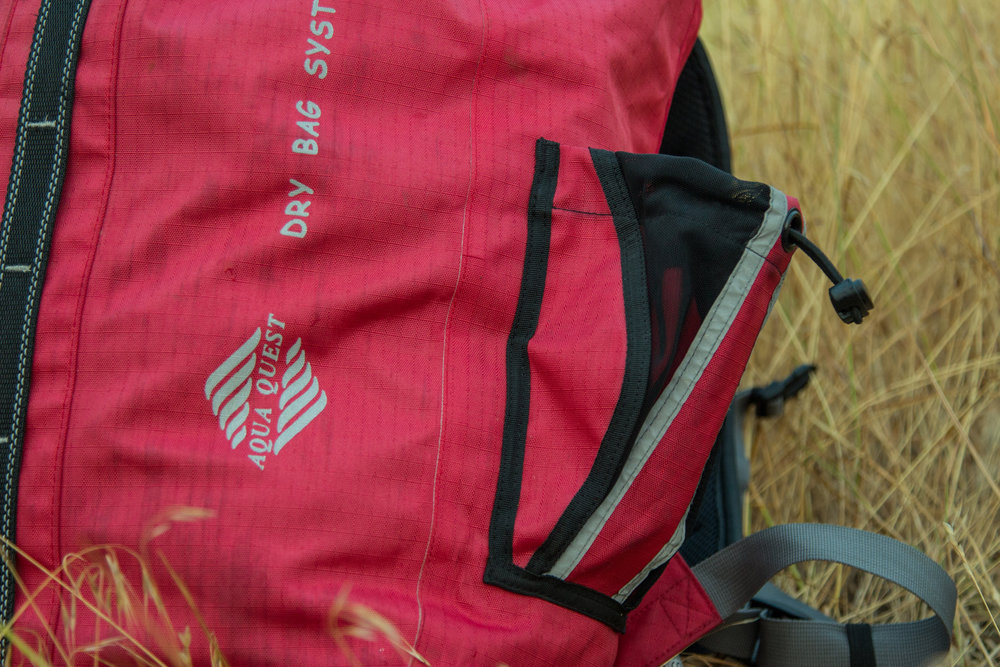 Aqua Quest Sport 30L PRO Waterproof Backpack Durable Hiking Drybag Red 